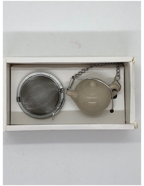 Boule à thé avec theiere miniature  - 1