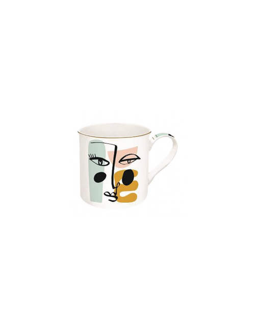Mug porcelaine 30cl Motif Modernism  - 1
