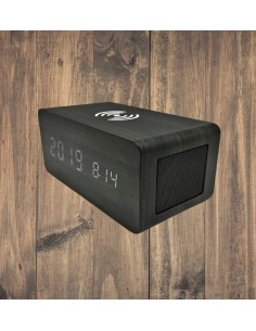 Keltek - Alarm Clock - Chargeur Induction - Enceinte Bluetooth