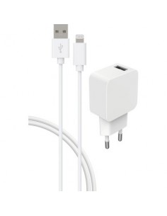 Bigben - Chargeur Secteur - USB A/Lightning 2,4A