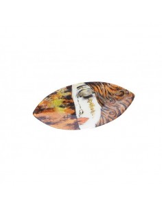 Plat allonge Larmes d'or collection Acapulco