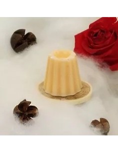 Cannelé de cire parfumée senteur Clémentine / monoï