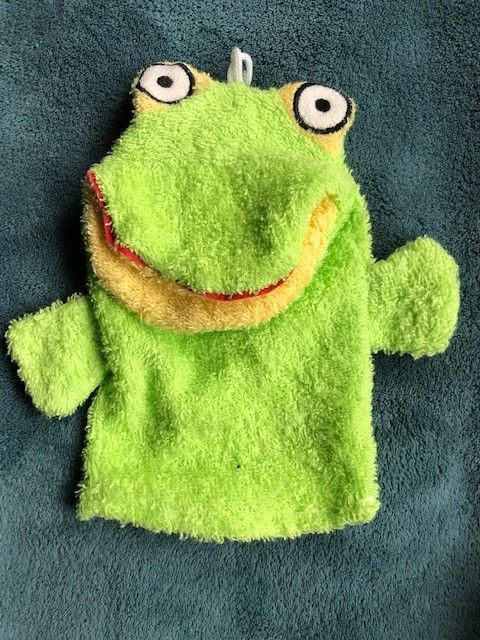 Gant De Toilette Marionnette Grenouille De Chez Isabelle Laurier
